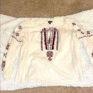 American Eagle Blouse Long Sleeve